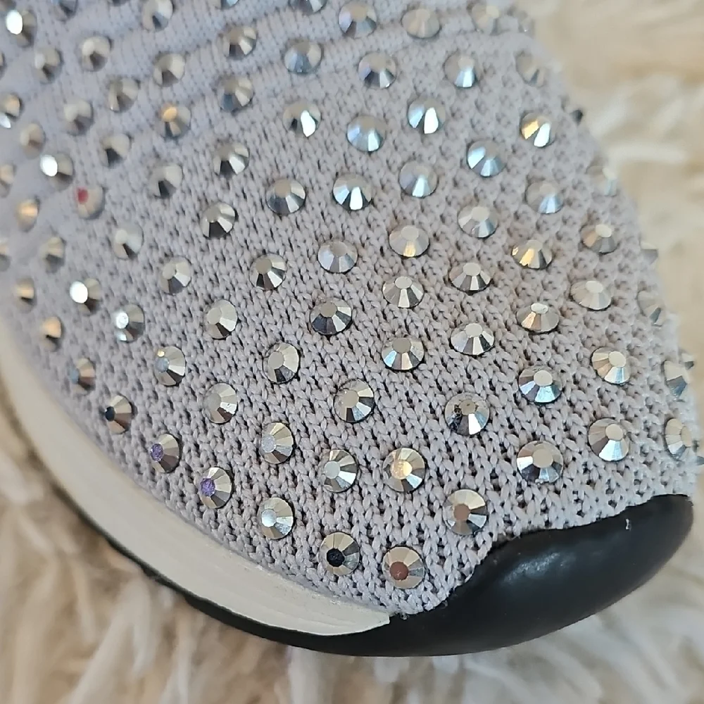 Kenneth Cole Reaction Women's Studded Gray Sneakers